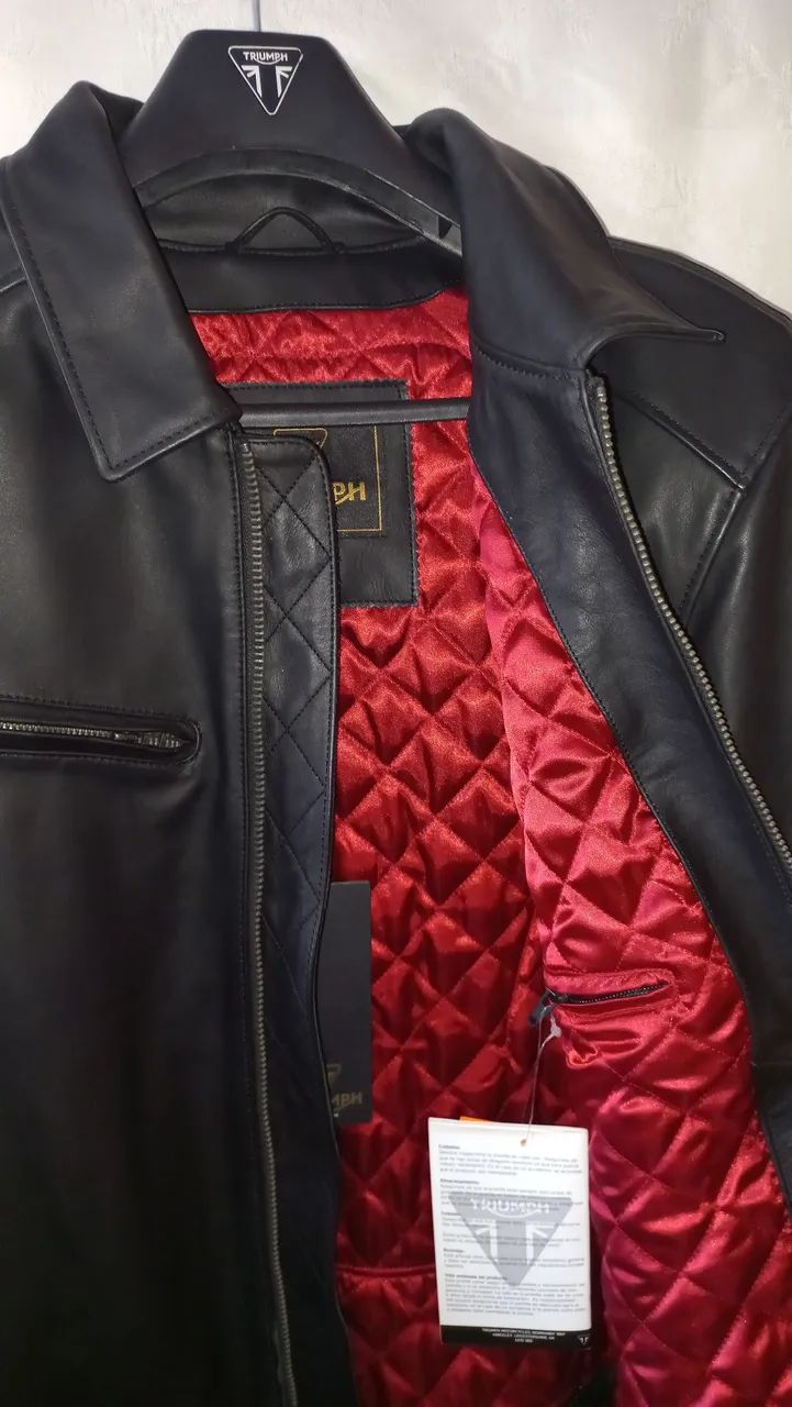 Jaqueta de Couro Triumph - Estilo e Proteção - Foto 2