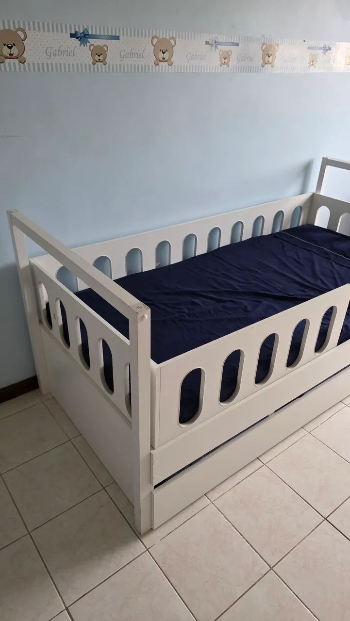Cama montesoriana solteiro casinha - Foto 4