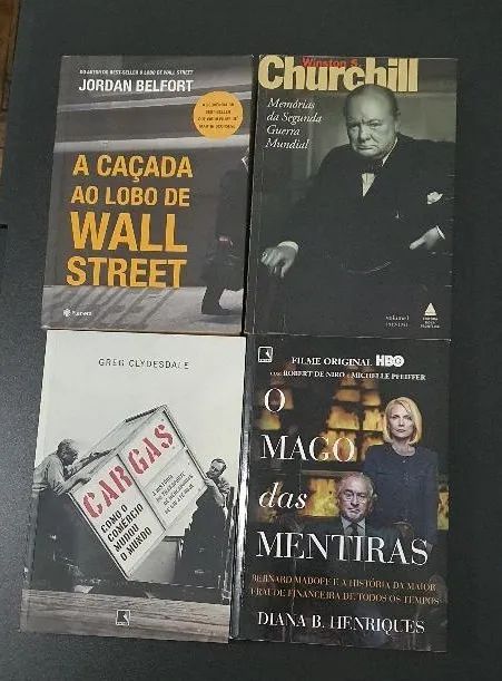 Livros variados 25,00 cada