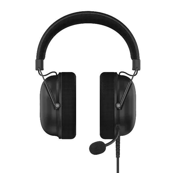 Headset Gamer Kamar Black Vulcan Usb, PCYES , Microfone destacável  - Foto 4