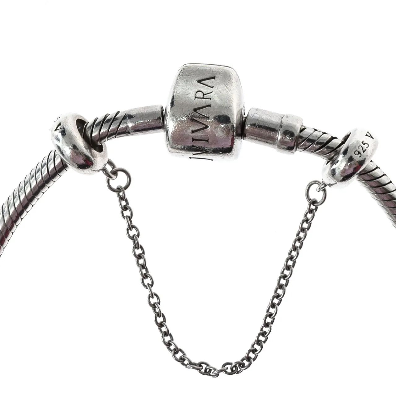 Pulseira Berloque de Prata Vivara 