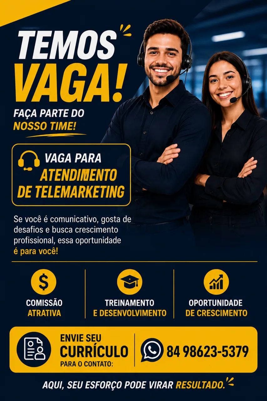 Vaga de Telemarketing 