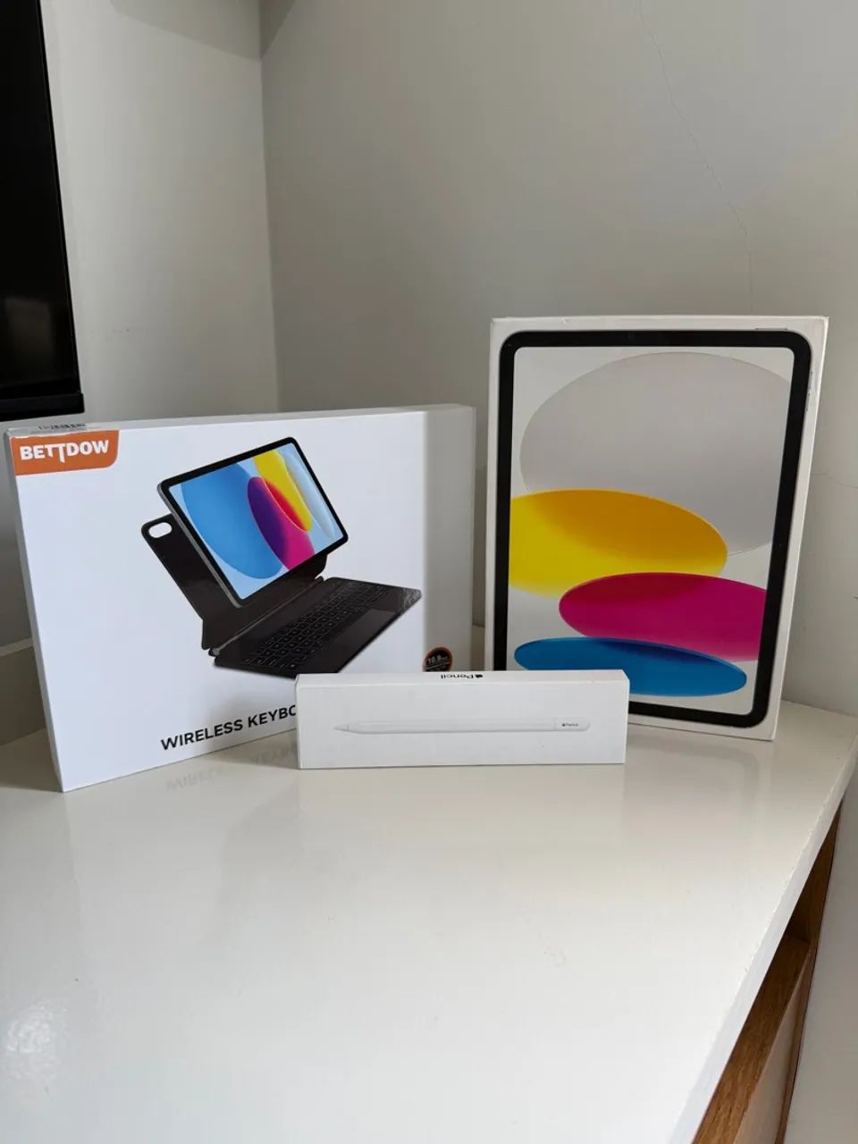 iPad 10 geração 64gb + Apple Pencil e teclado  - Foto 5