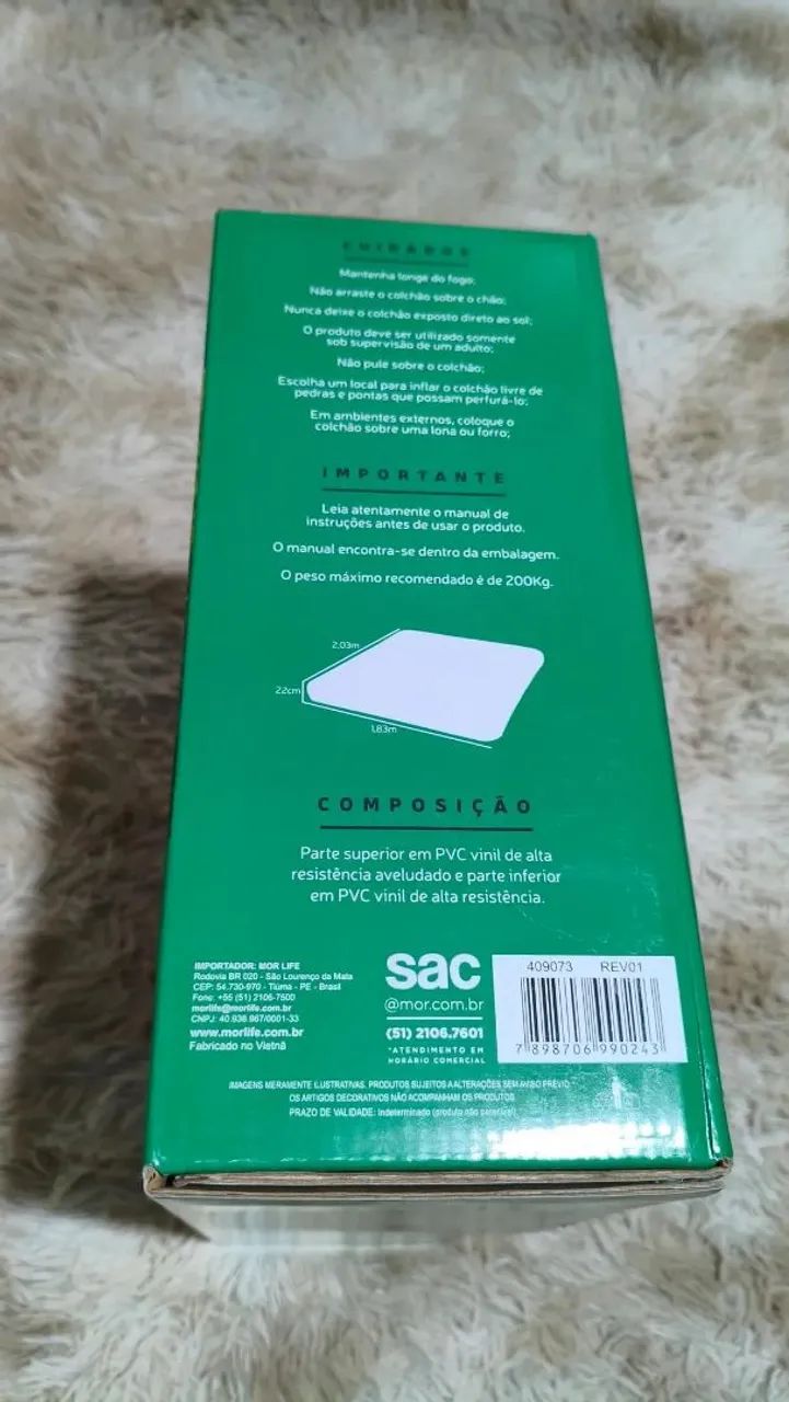 Colchão inflável King novo na caixa  - Foto 3