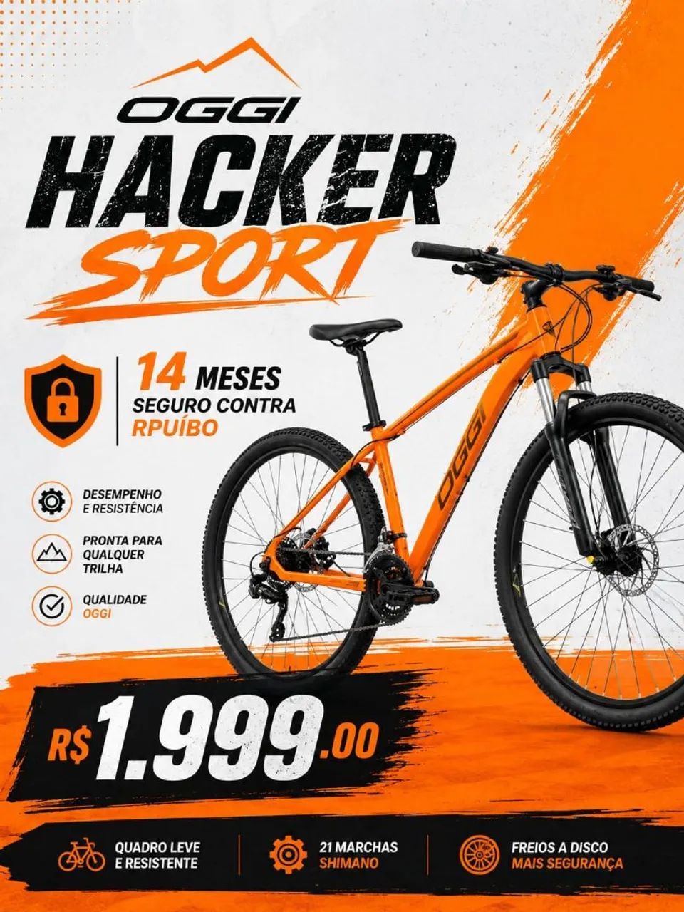 Oggi hacker SPORT R$ 1.999.00