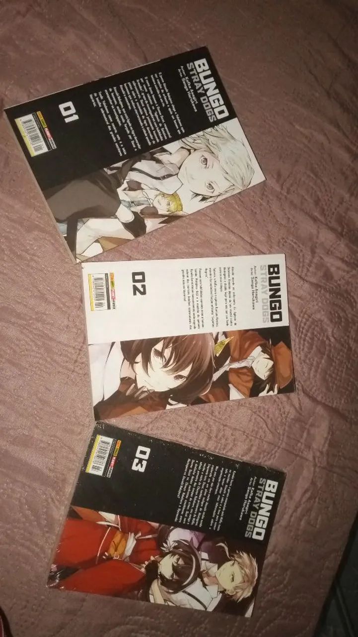 3 mangas : Bungo stray dogs
