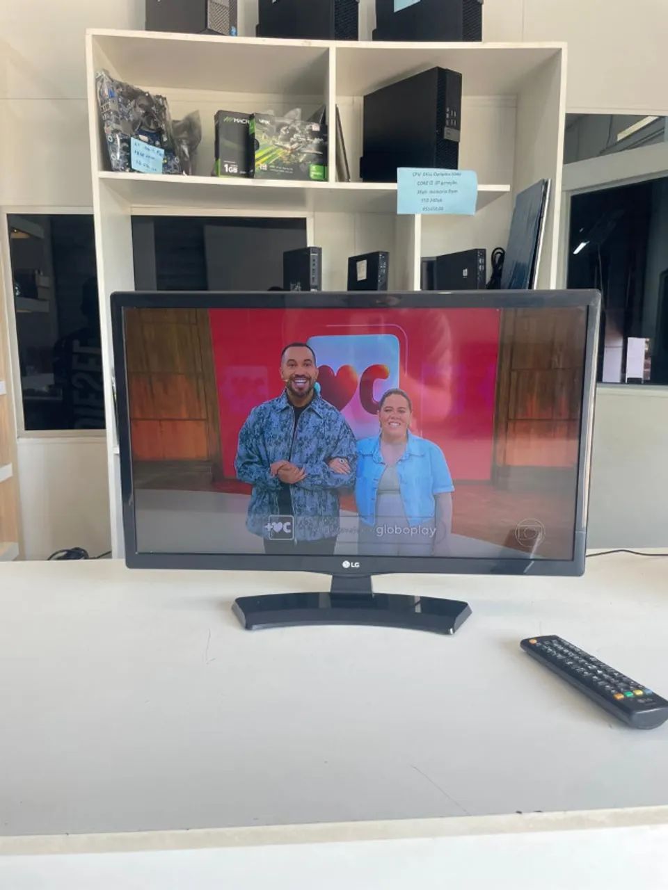 monitor tv digital HDMI LG  24 polegadas led /hdmi/usb perfeito com garantia e nf - Foto 5