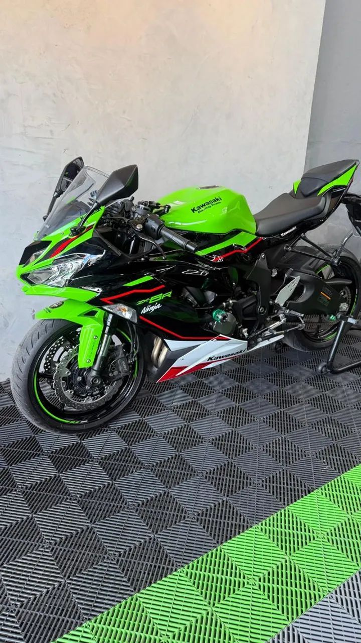 真弘 Escapamento Kawasaki ZX6 Link Caracol com Ponteira GP1 - Alta