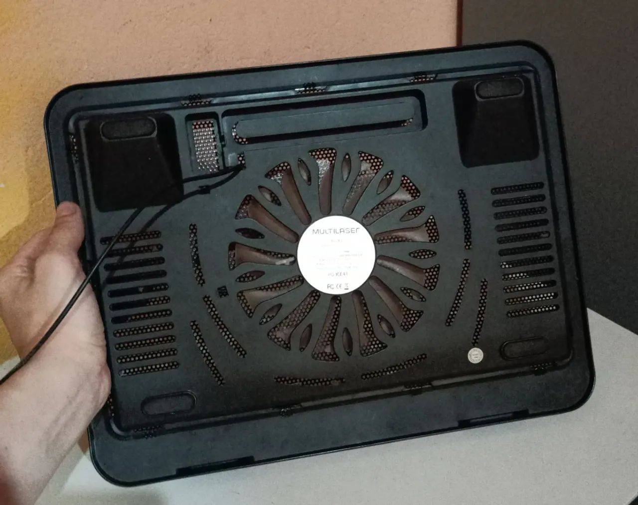 SUPORTE/COOLER MULTILASER | PARA NOTEBOOK | USADO | ARAPIRACA - AL - Foto 3