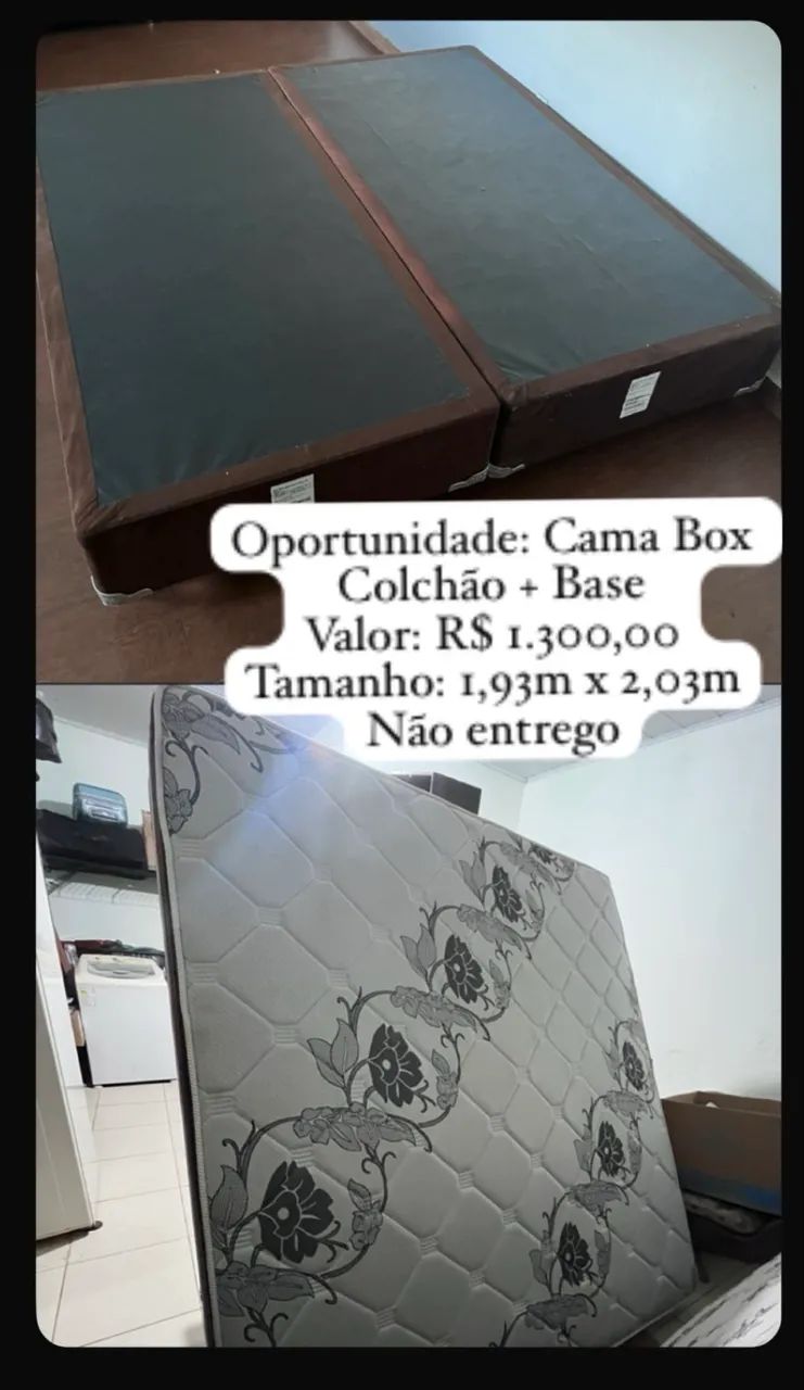 Vendem-se 02 Camas box - leia a descrição 