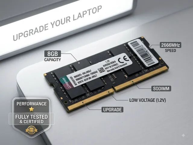 Memória RAM Notebook 8GB DDR4 2666MHz SODIMM