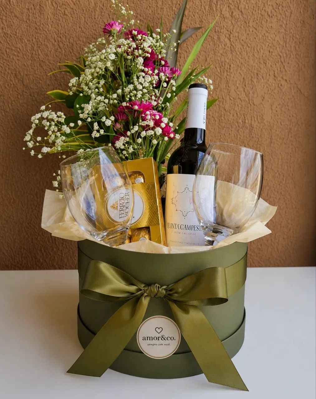 Box Romântico com Vinho - Foto 4