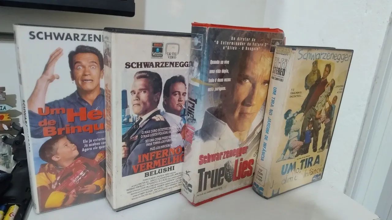 VHS COLEÇÃO SCHWARZENEGGER