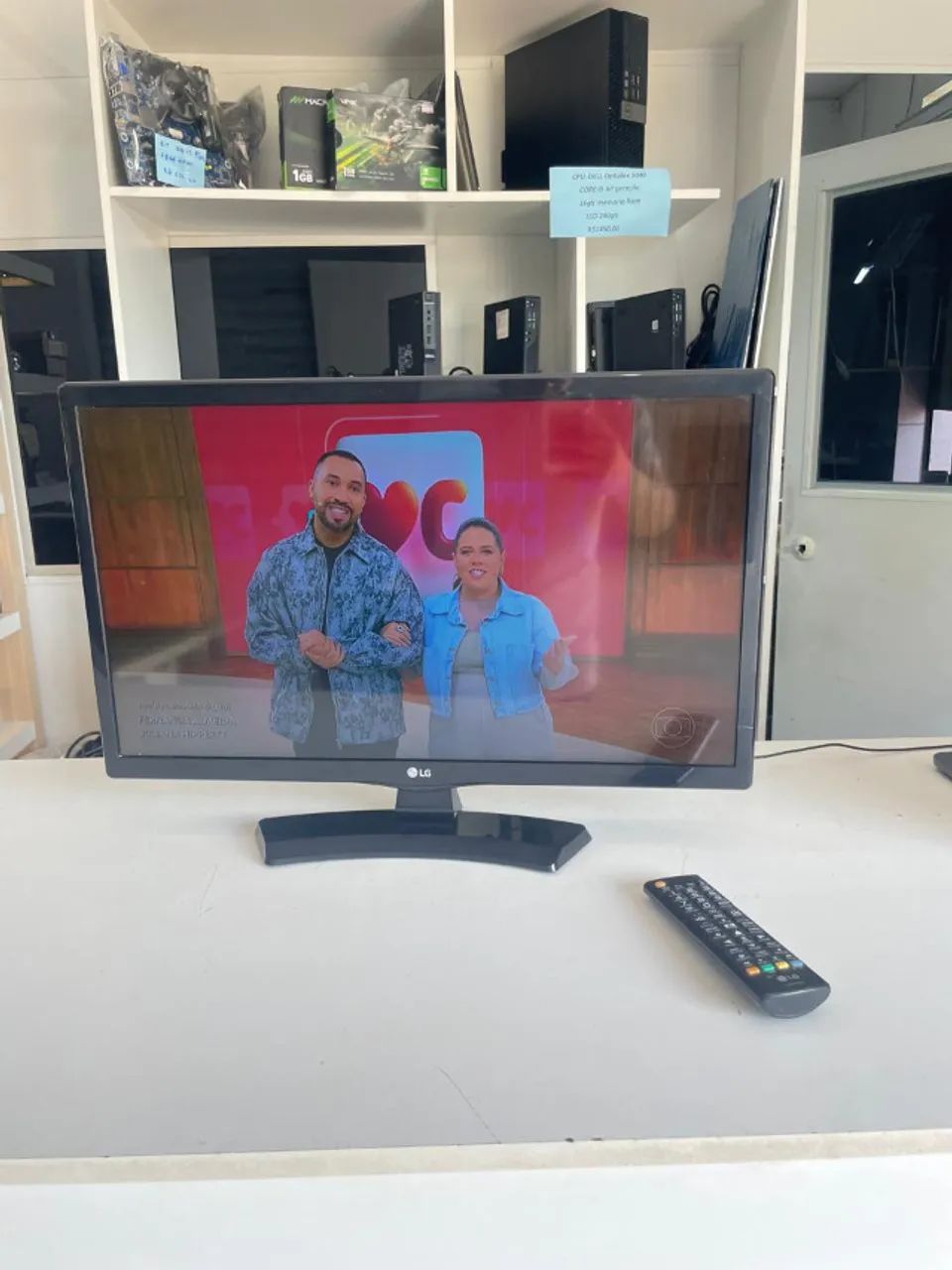 monitor tv digital HDMI LG  24 polegadas led /hdmi/usb perfeito com garantia e nf - Foto 3