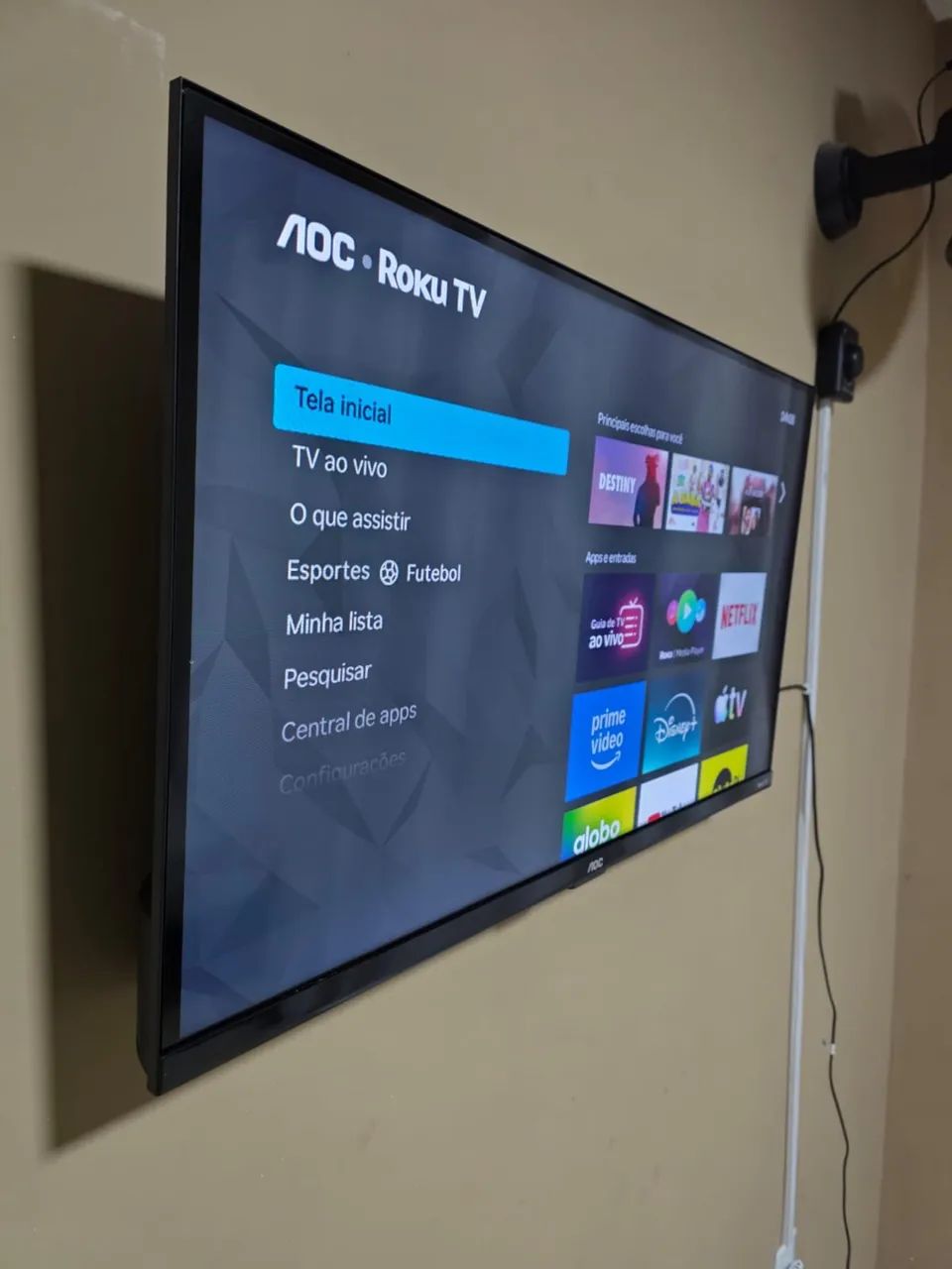 SMART TV AOC LED 32 POLEGADAS EM ESTADO DE NOVO