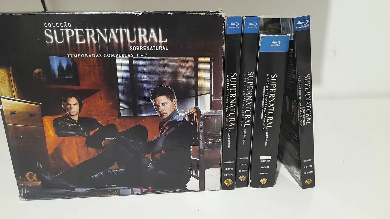 Box Supernatural - DVD, Blu-Ray e Vídeo Cassete - Vila Isolina