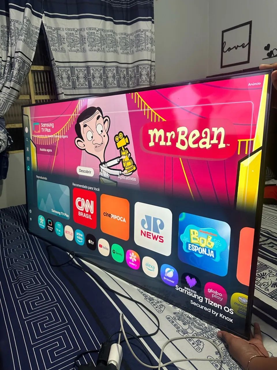 Smartv 50 4 k Samsung slim leia bem anúncio  - Foto 4