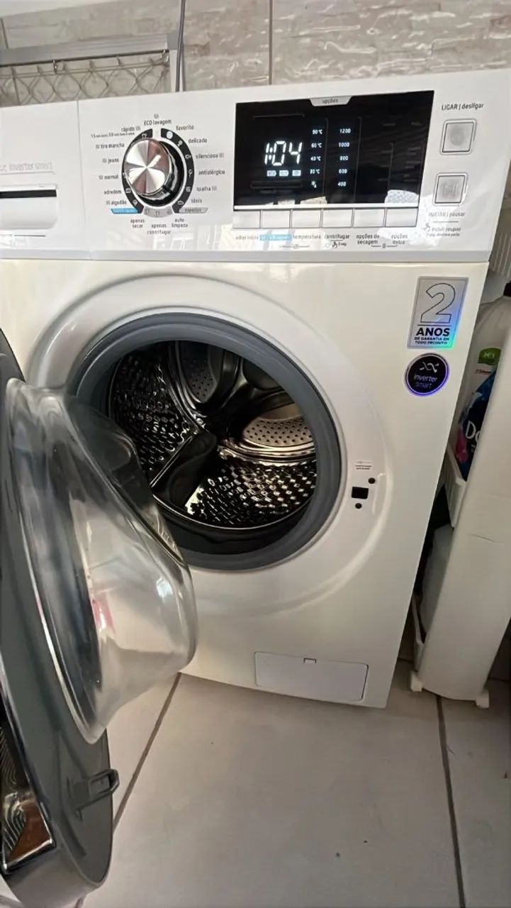 Lava e Seca Midea 11kg / 7kg Inverter Smart 220V - Foto 4