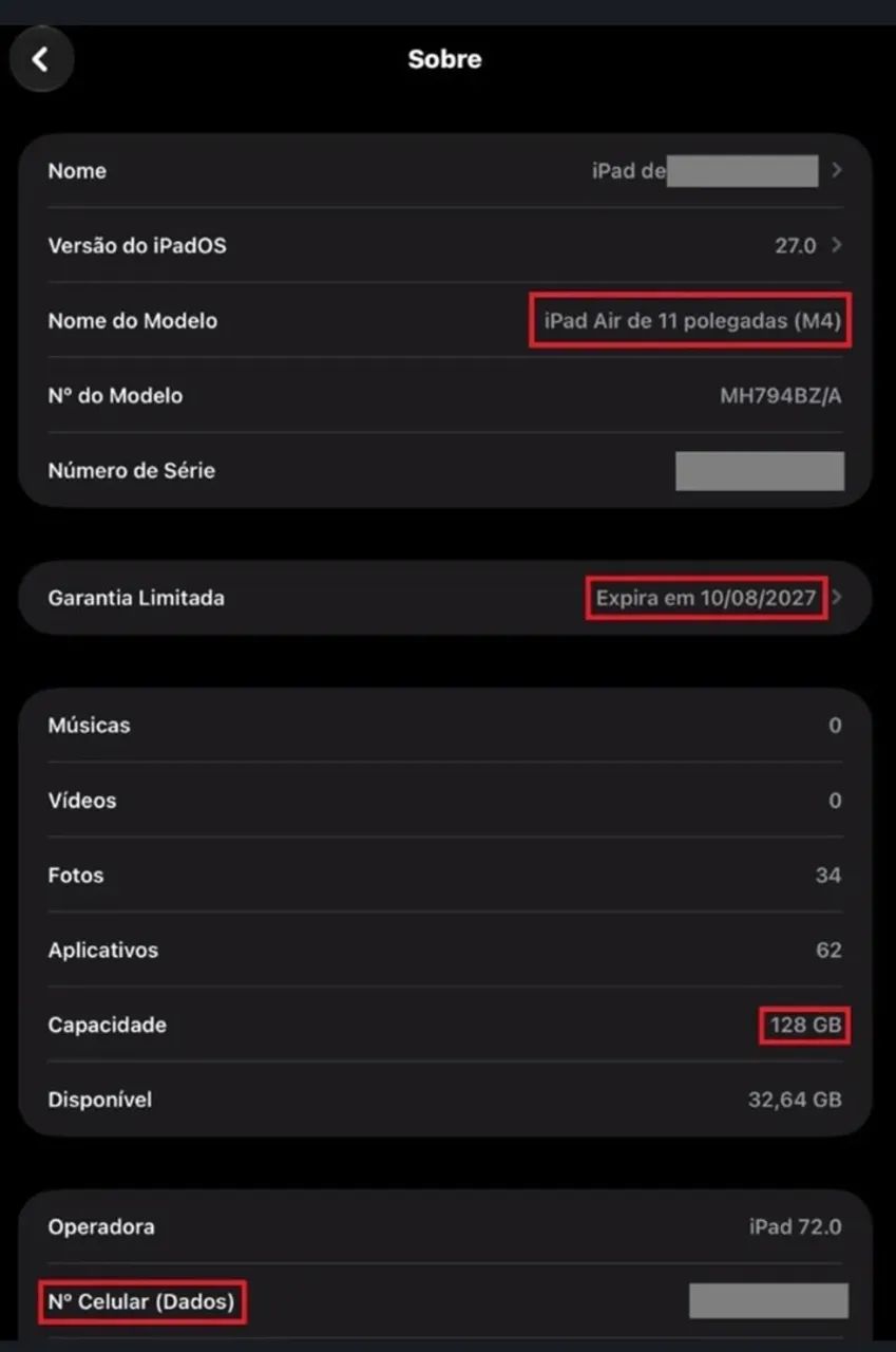 iPad Air M4 Wi-Fi + Celular 2 meses de uso - Foto 4