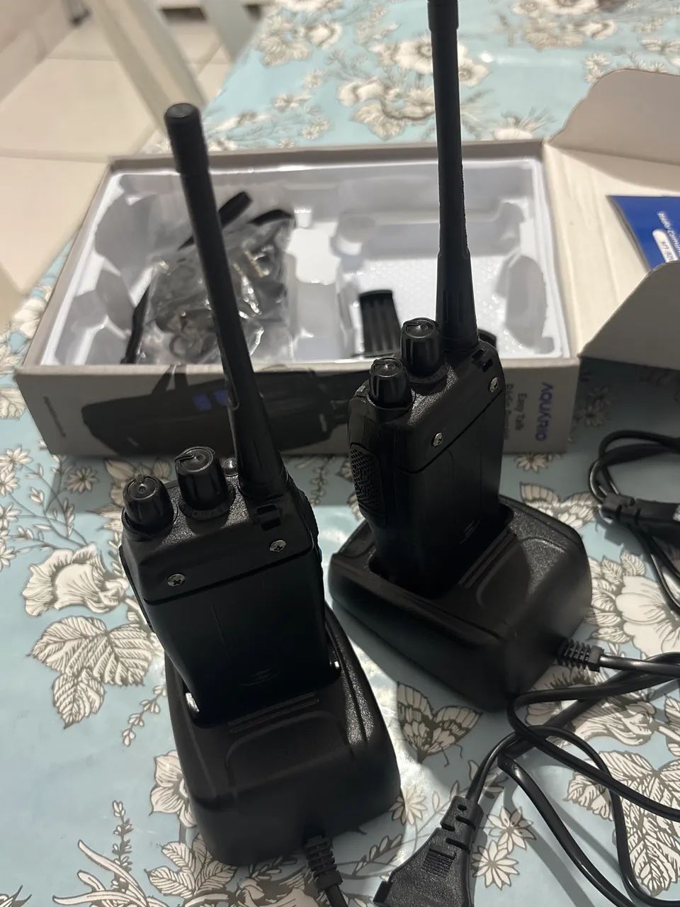 KIT COM 2 RÁDIOS COMUNICADORES PORTÁTIL  - Foto 4