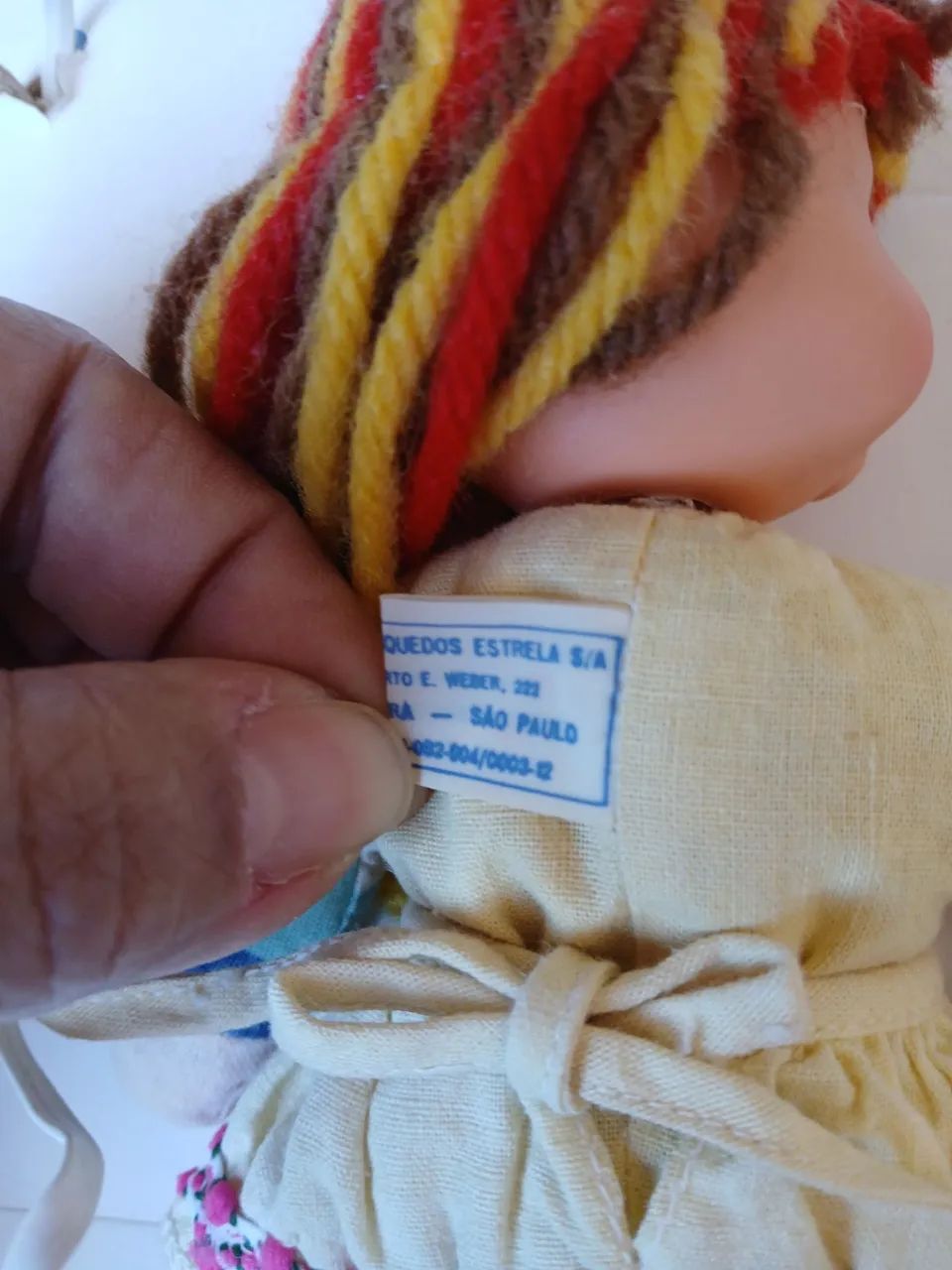 Boneca antiga Emília da Estrela 18 cm - Foto 4