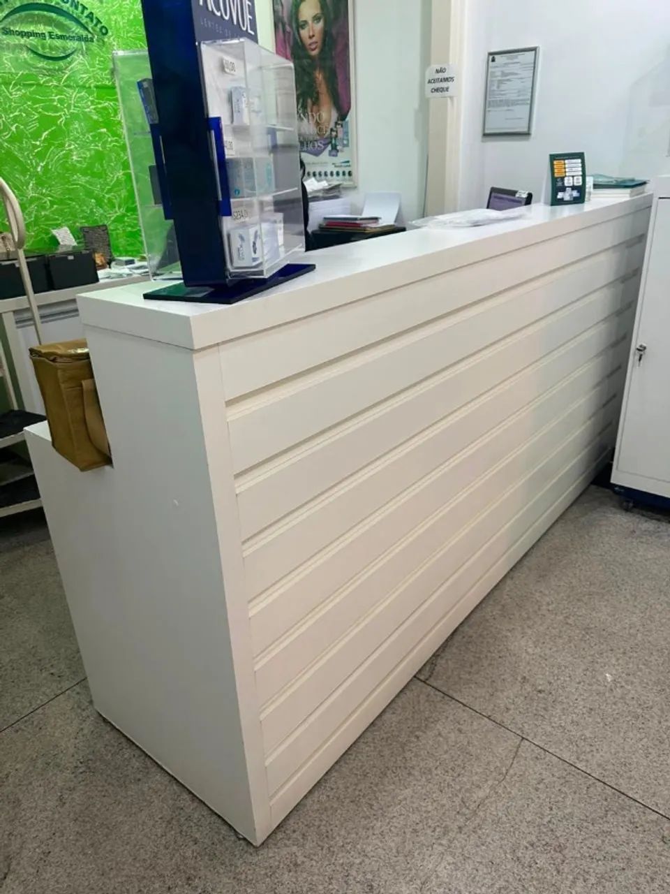  Balcão de recepção