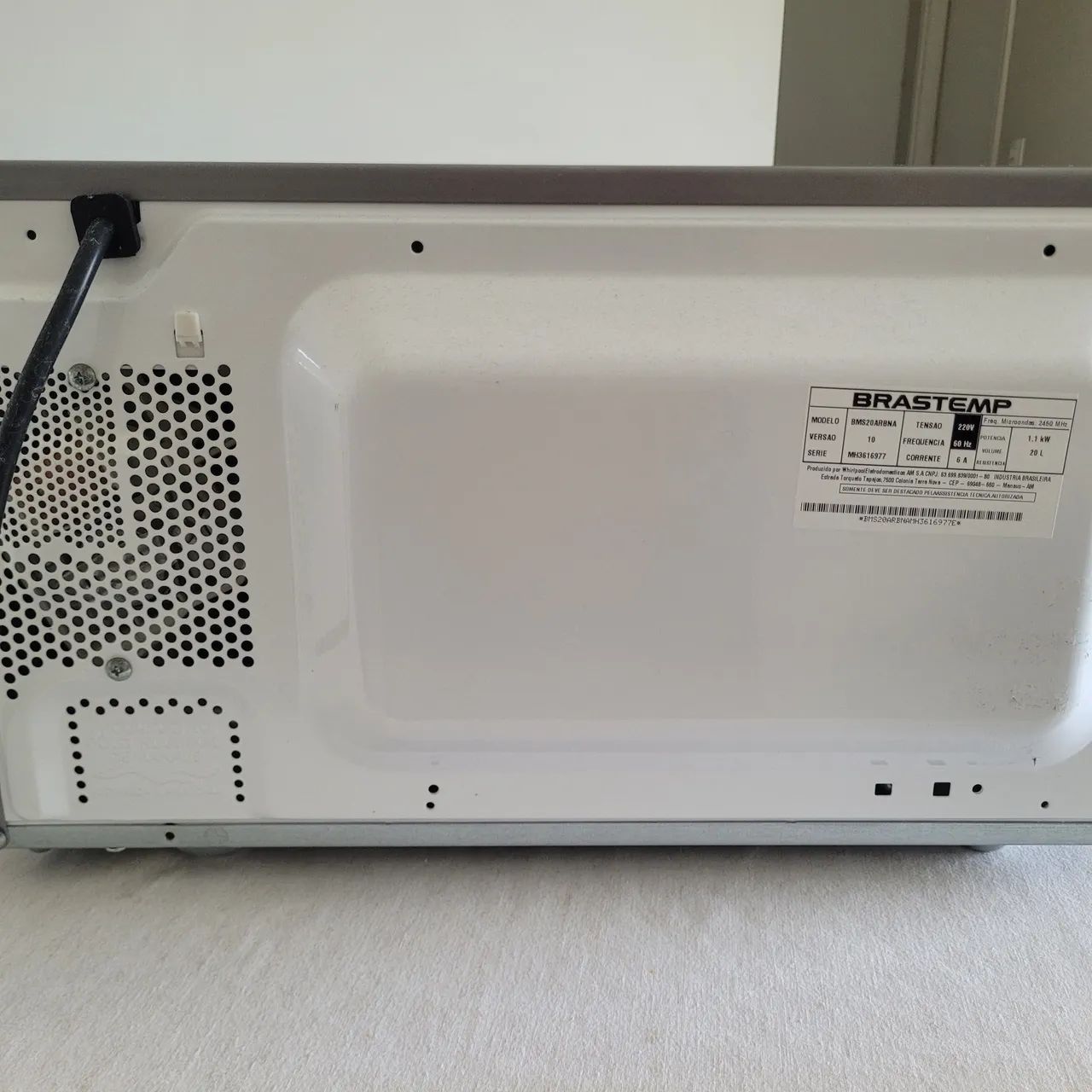 Micro-ondas Inox Brastemp 20L - Foto 4