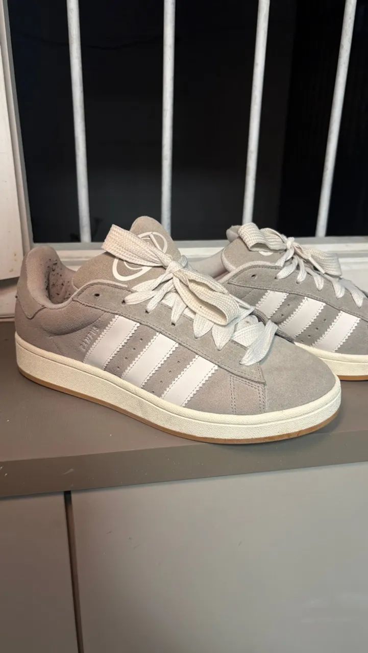 Tênis Campus Adidas Cinza  - Foto 2
