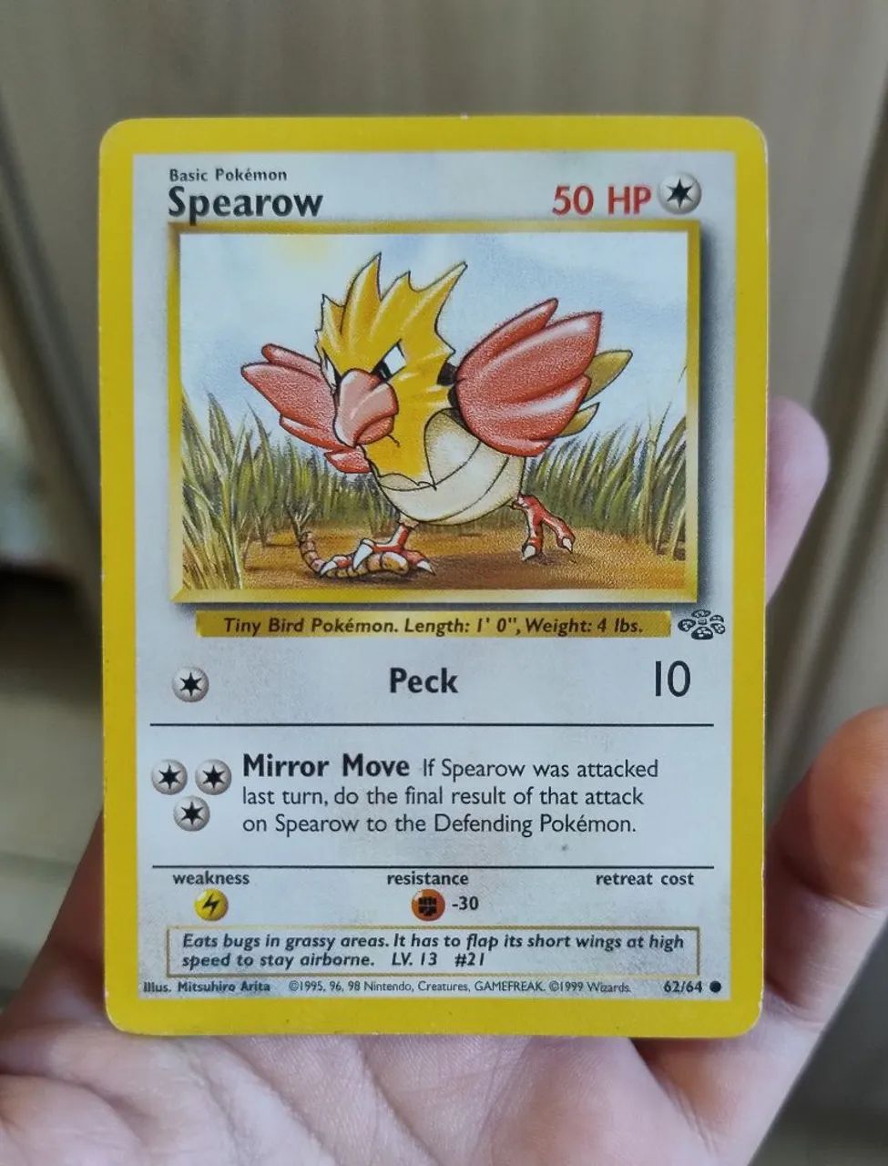 Carta Spearow - Pokémon tcg 