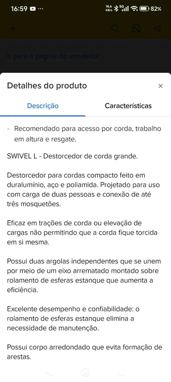 Destorcedor de corda grande. - Foto 2