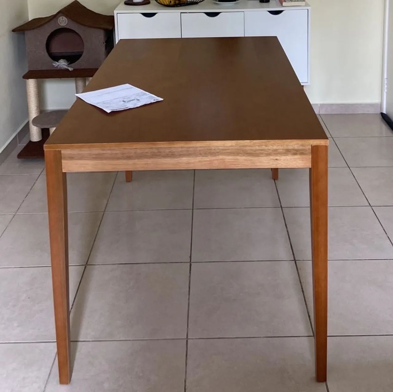Mesa Tok Stok + 4 cadeiras