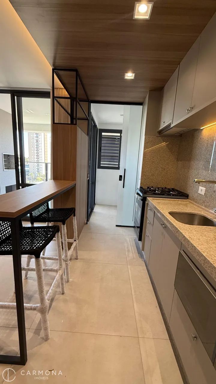 Aluguel no Edifício Soul: Apartamento semimobiliado com móveis planejados 1 Suíte, 2 Dormi - Foto 4