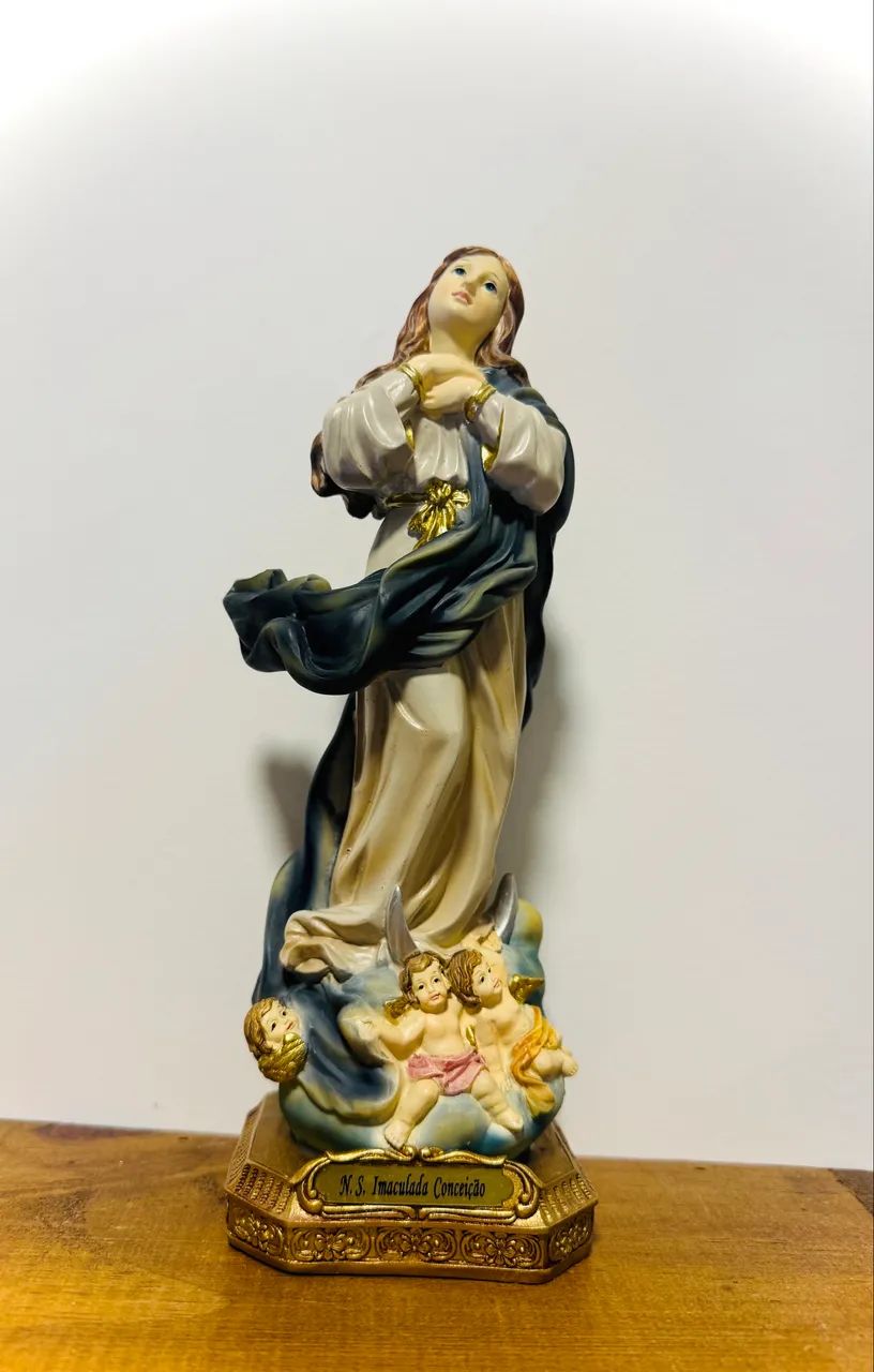 Nossa Senhora Imaculada Conceição imagem resina