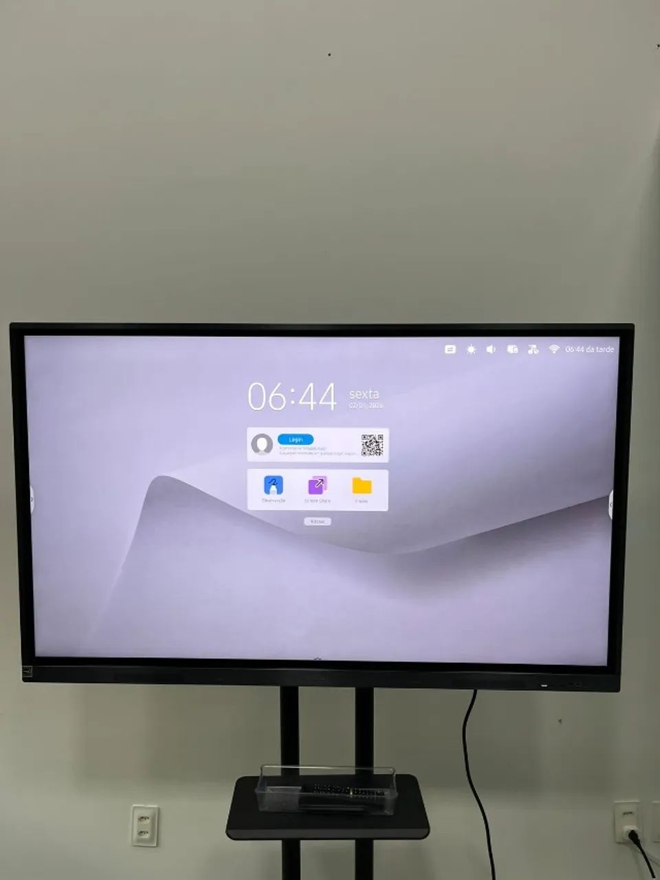 Tela Interativa, Monitor, Lousa Digital - Samsung 65 4k