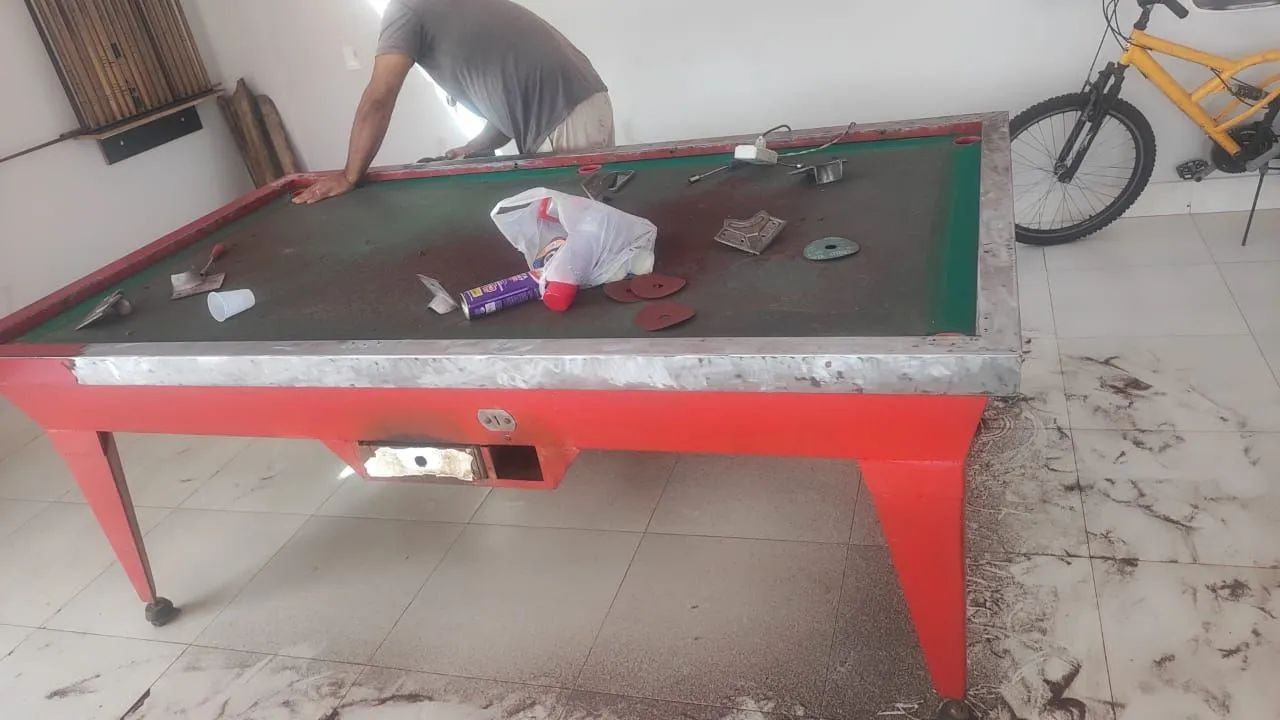 troca de pano de sinuca, e venda acessórios em geral. valor 300 - Foto 2