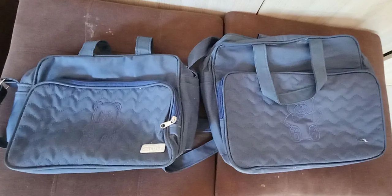 Kit Bolsa Maternidade - 2 peças - Conservada - Foto 4