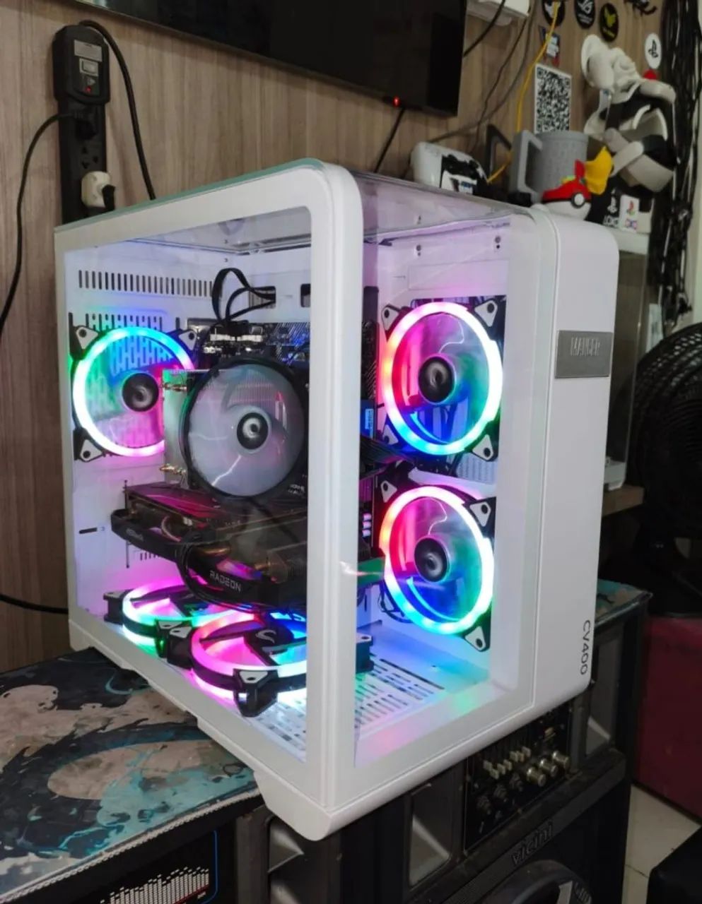 PC NOVO RYZEN 7 5700 E RTX3060 PEGO PS4 XBOX E PS5 COM VOLTA - Foto 3