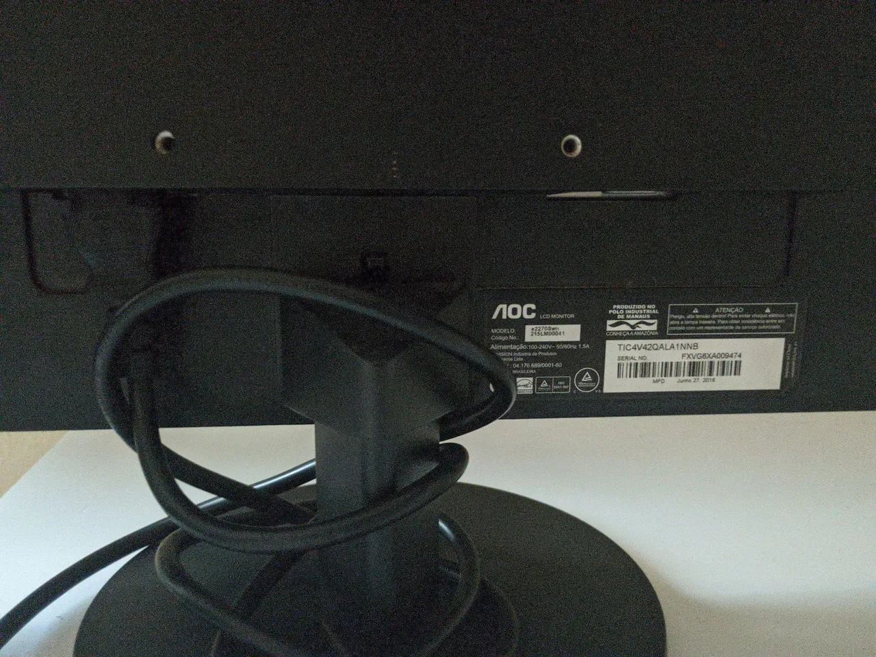 Monitor AOC - 60Hz - Foto 2