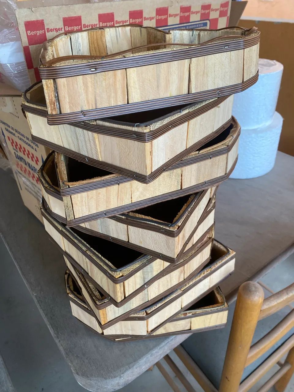 Cesta de coração 