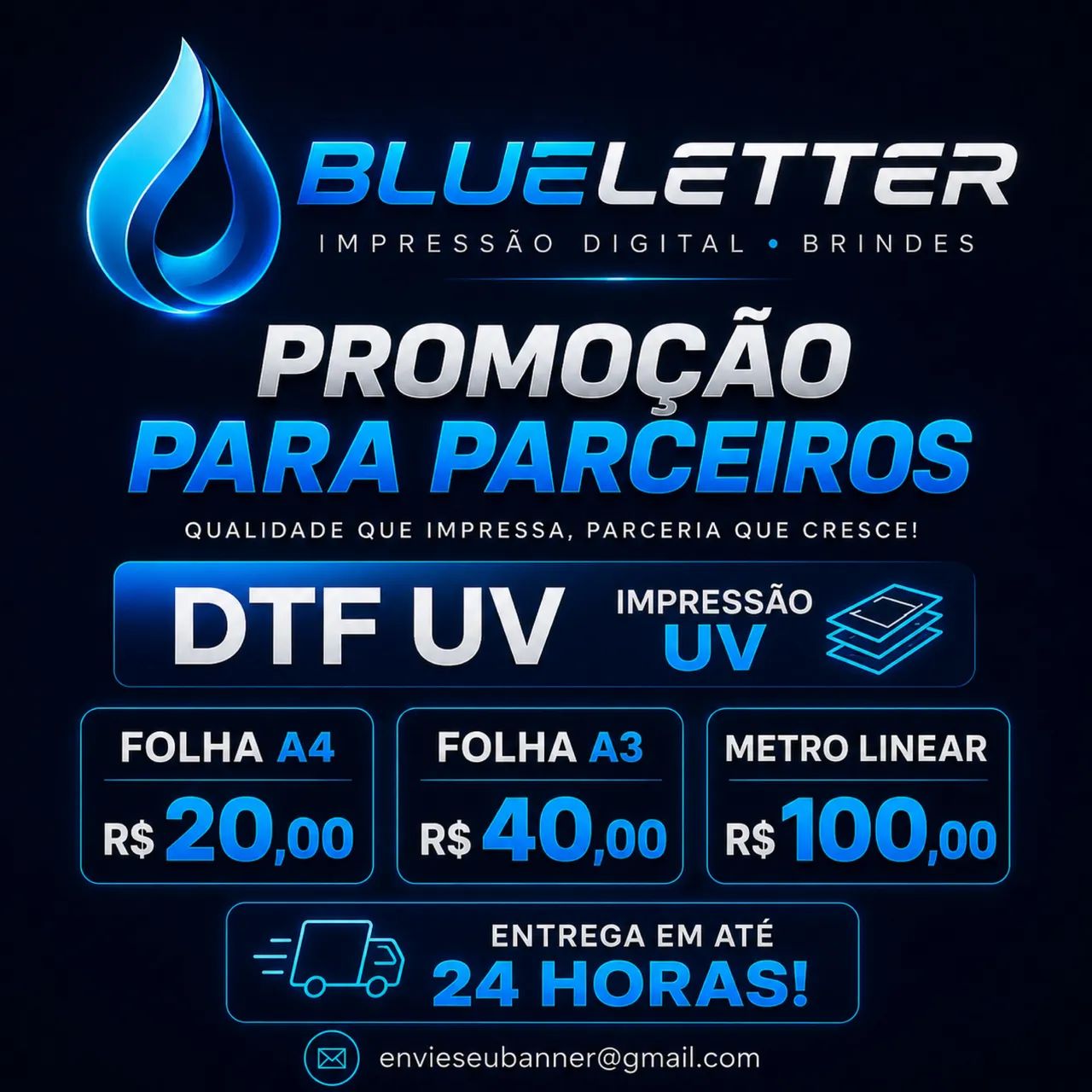Impressão DTV UV