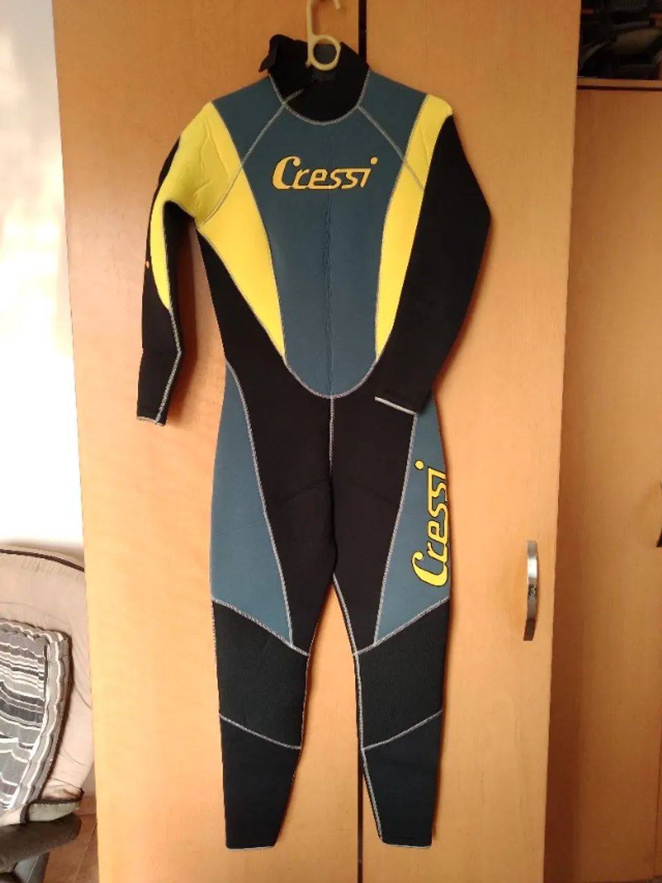 Long John Neoprene Feminino De Mergulho Cressi 5mm Tamanho G 