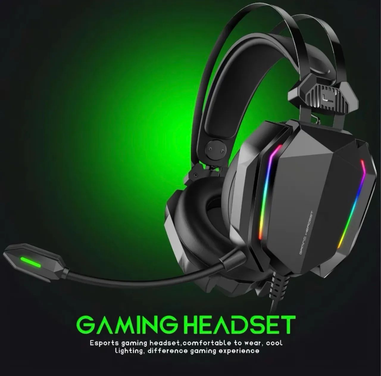 Headset Gamer Delta F5032 com Microfone - Novo - Foto 4