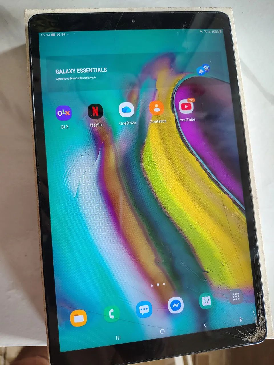 Tab a Samsung trincado pega chip e ligação  - Foto 3