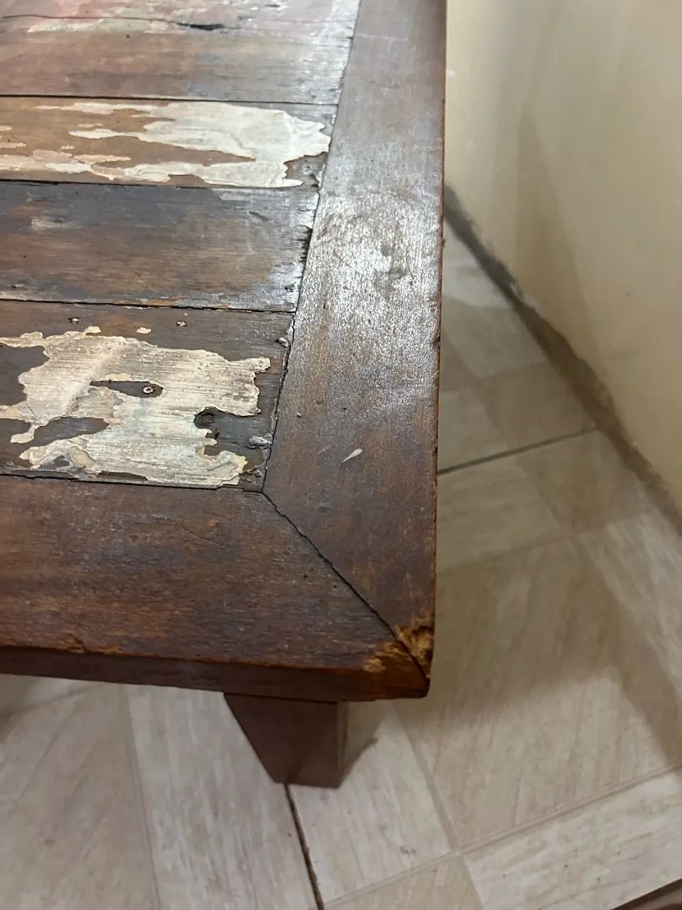 Mesa de centro de madeira maciça  - Foto 4