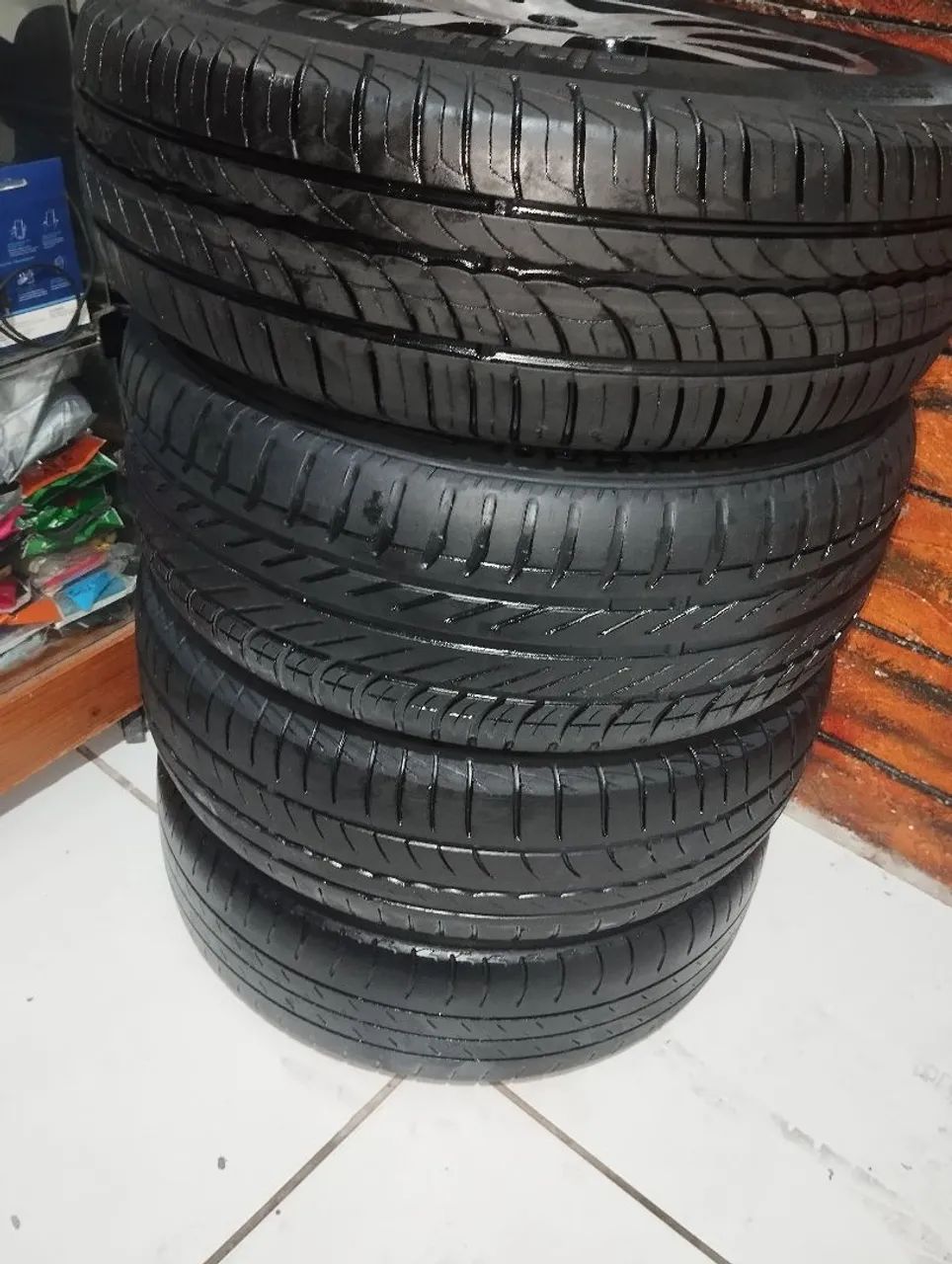 Vende-se rodas 15 liga leve coração 4 x 100 dá no gol Palio Fiat Chevrolet na Caucaia Ret - Foto 8