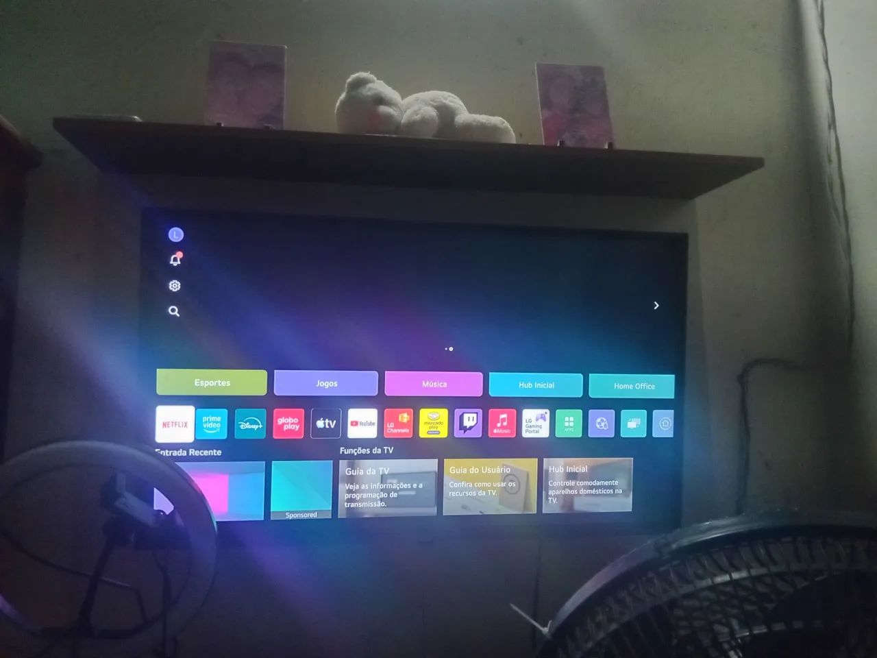 Televisão smat 32 polegadas, mas painel.