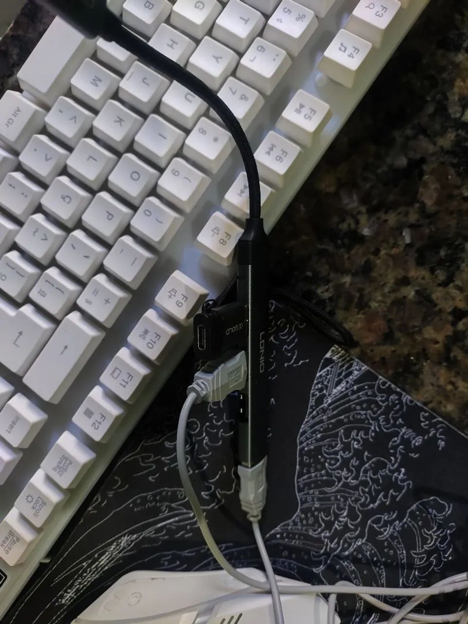 Kit Completo: Teclado + Mouse + Mousepad + Hub + Adaptador - Foto 4
