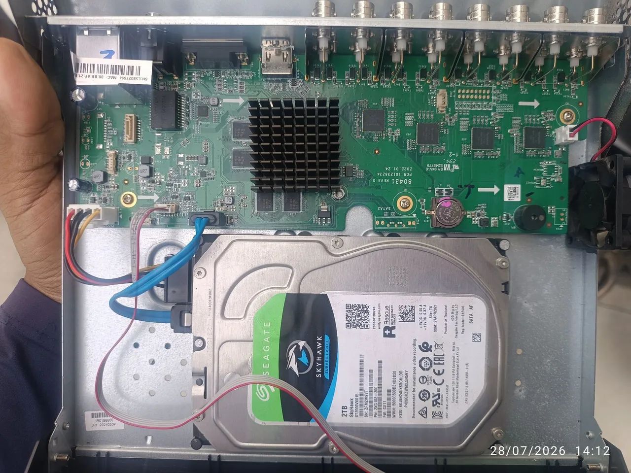 DVR HILOOK 16 CANAIS COM HD DE 2TB - Foto 5