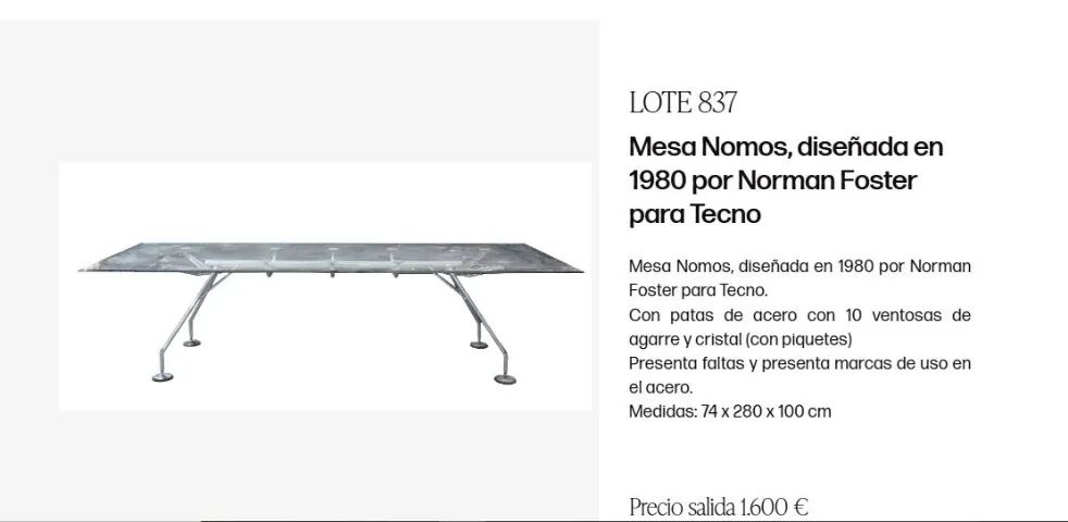Mesa de Jantar de Vidro Nomos - Luxo - Foto 3