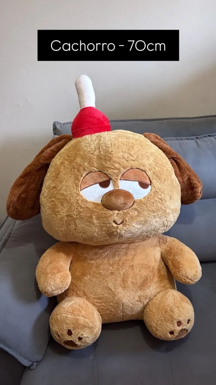 Cachorro de Pelucia 70cm
